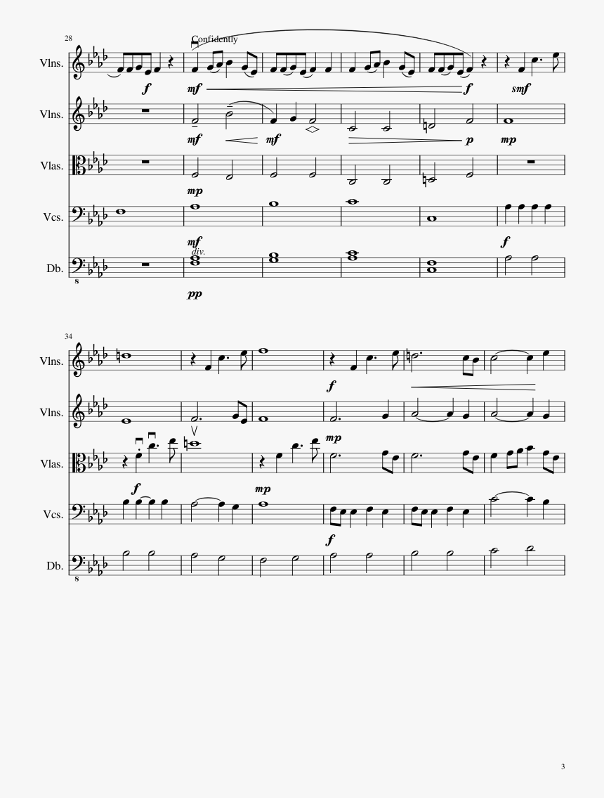 Someday My Prince Will Come String Quartet Sheet Music, HD Png Download, Free Download