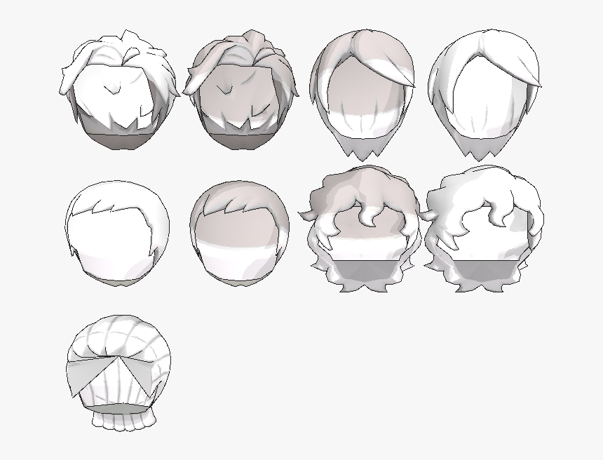 Download Zip Archive - Male Pokemon Sun Hair, HD Png Download, Free Download