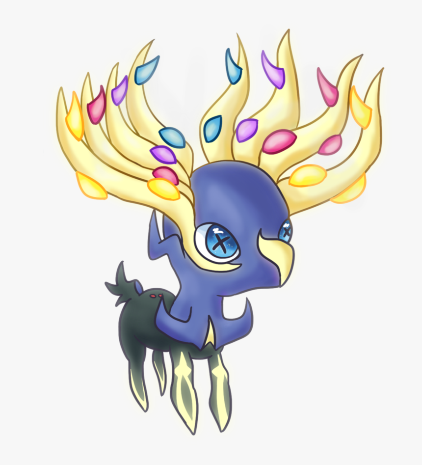 Xerneas - Chibi Xerneas, HD Png Download, Free Download