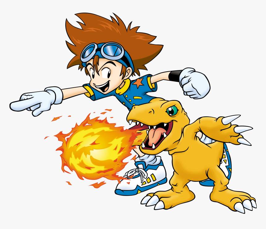 Agumon Tai - Tai And Agumon Png, Transparent Png, Free Download