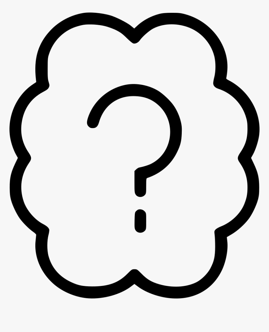 Help Think Smart Doubt Brain Question Knowledge - Think Icon Png, Transparent Png, Free Download