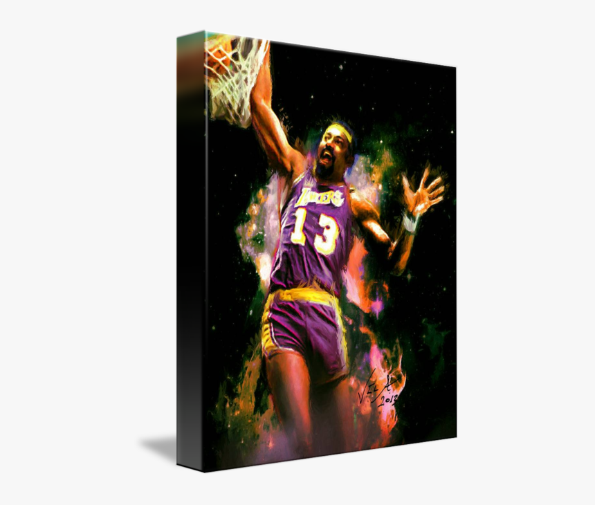 Transparent Jeremy Lin Png - Wilt Chamberlain Lakers Art, Png Download, Free Download