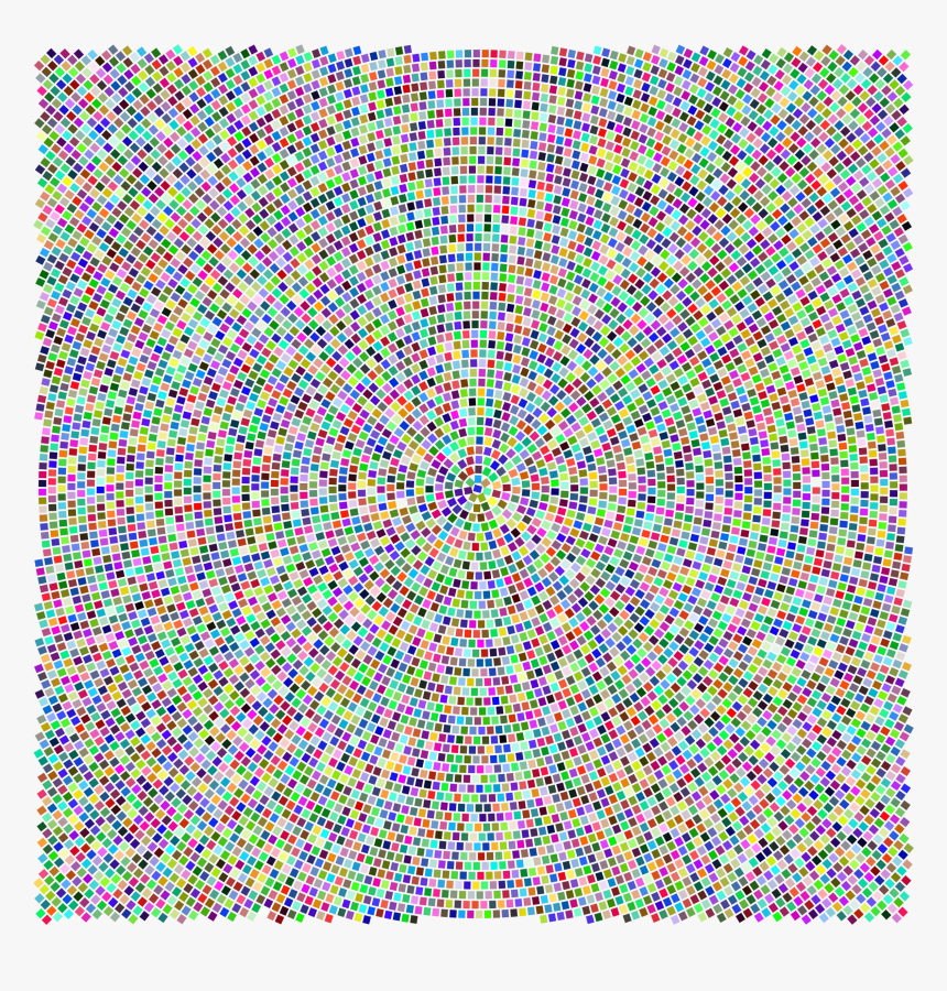 Prismatic Roman Mosaic Pattern Square No Background - Art Roman Mosaic Tiles, HD Png Download, Free Download