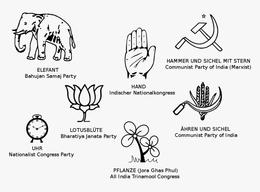 Bharatiya Janata Party , Png Download - Communist Party Of India Symbol, Transparent Png, Free Download