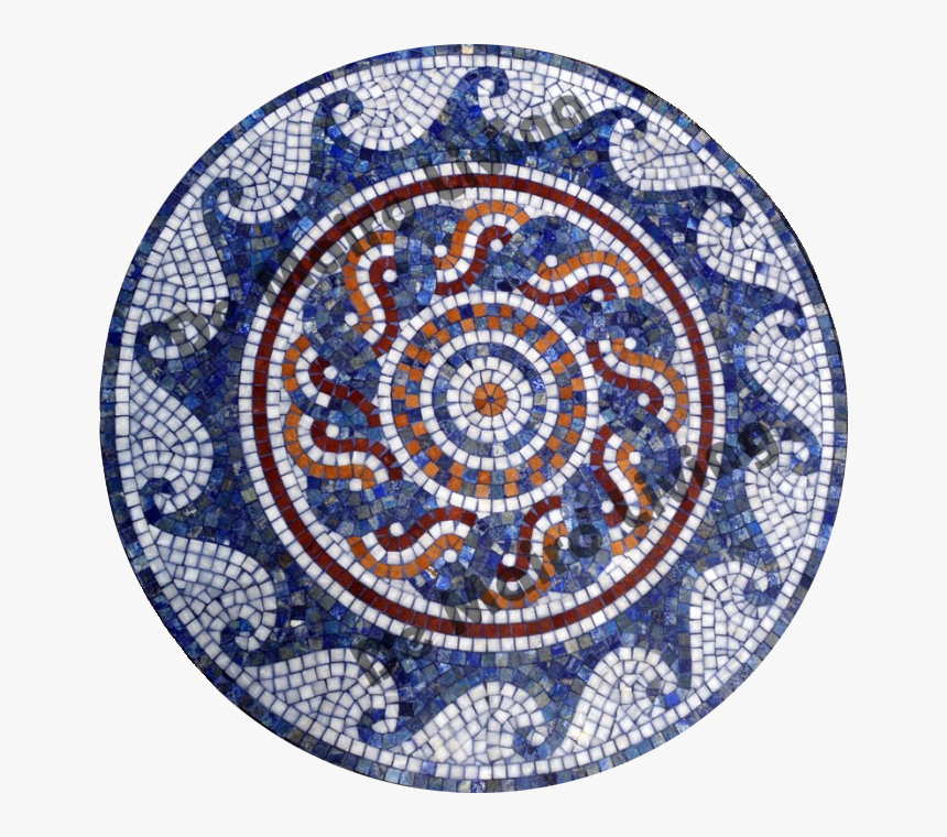 Lapis Lazuli Mosaic Art - Art Islamic Textile Motifs, HD Png Download, Free Download