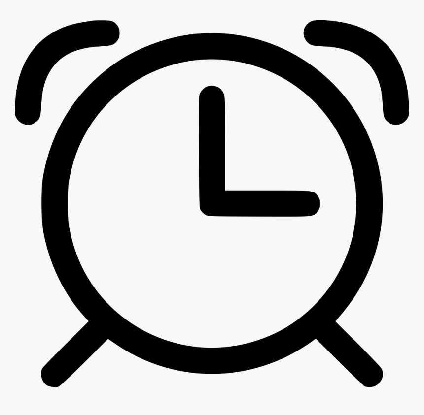 Alarm Clock Alert Time Bell Watch Schedule - Time Alert Icon Svg, HD Png Download, Free Download