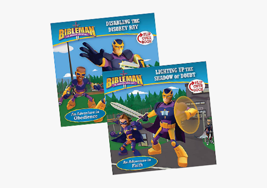 Bibleman Flipbook Disabling The Disobey Ray - Bibleman Books, HD Png Download, Free Download