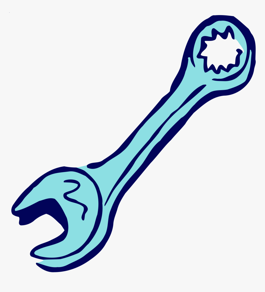 Roughly Drawn Spanner Clip Arts - Spanner Clip Art, HD Png Download, Free Download