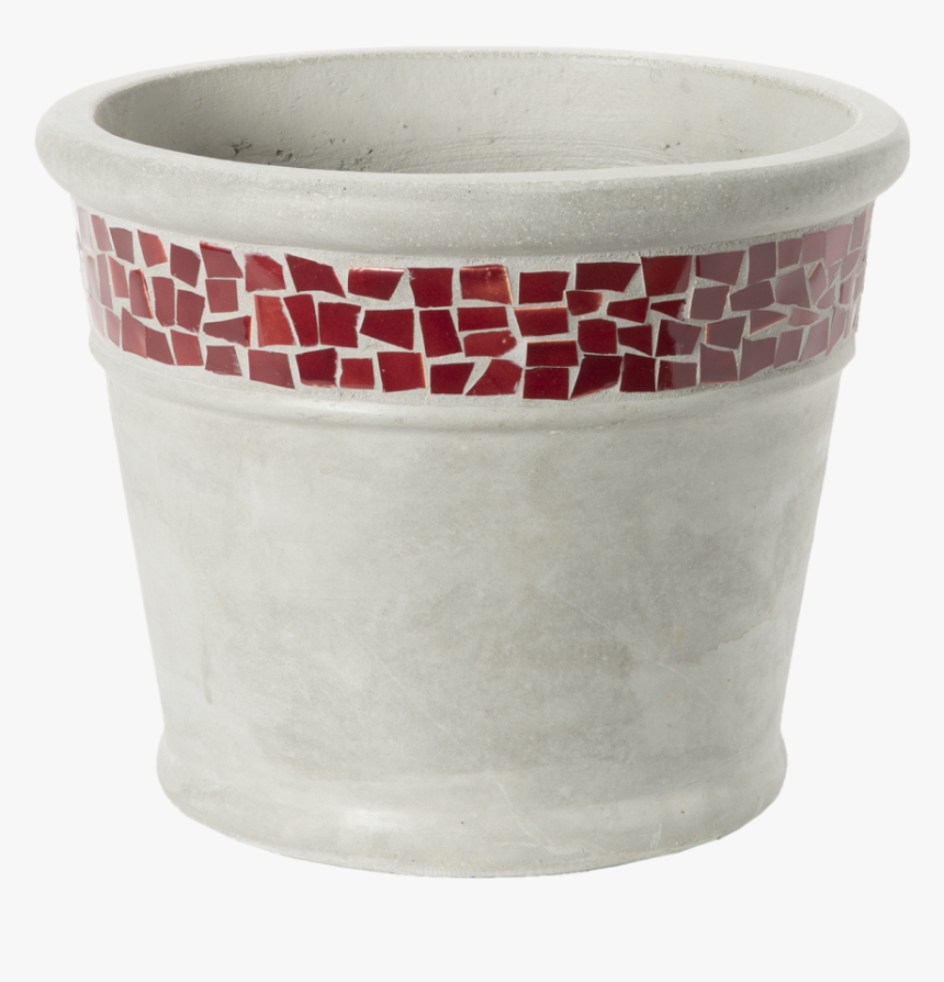 14 In Mosaic Band Planter"
 Title="14 In Mosaic Band - Flowerpot, HD Png Download, Free Download