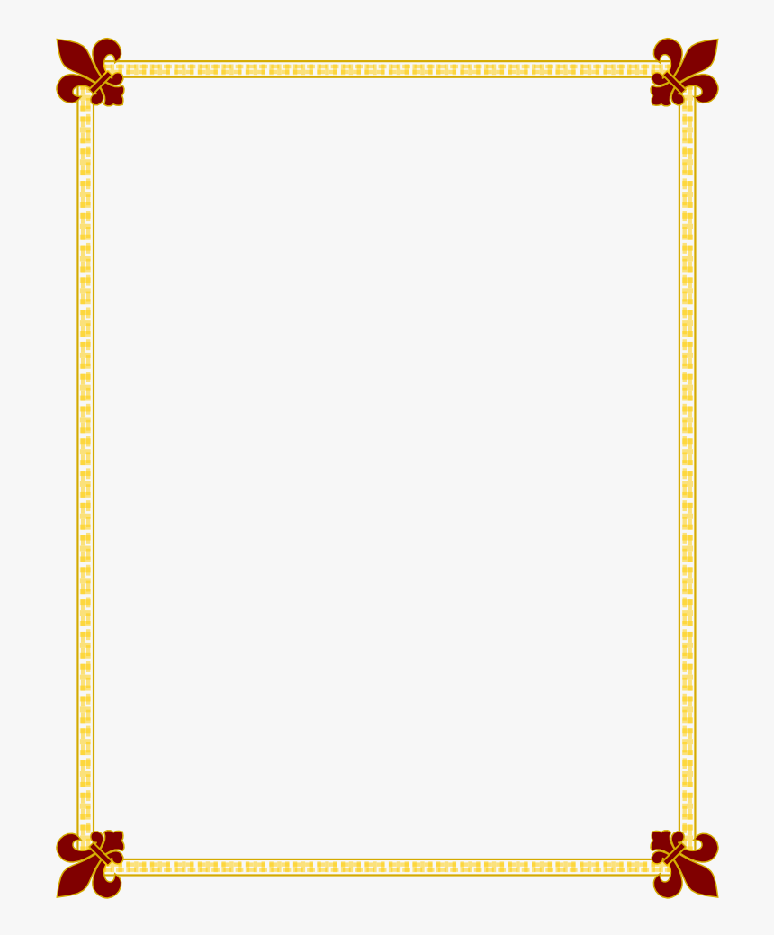 Free Borders And Clip Art - Certificate Border Png Hd, Transparent Png, Free Download