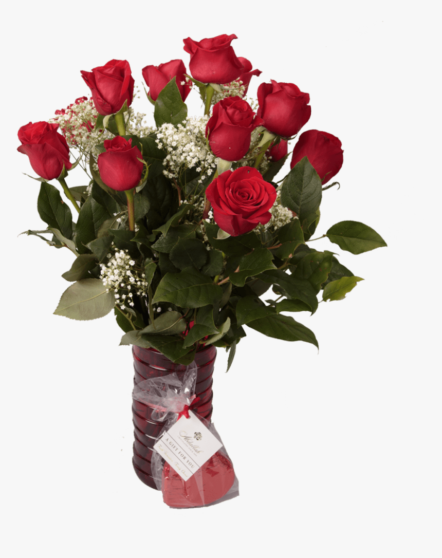 12 Red Roses &amp, HD Png Download, Free Download