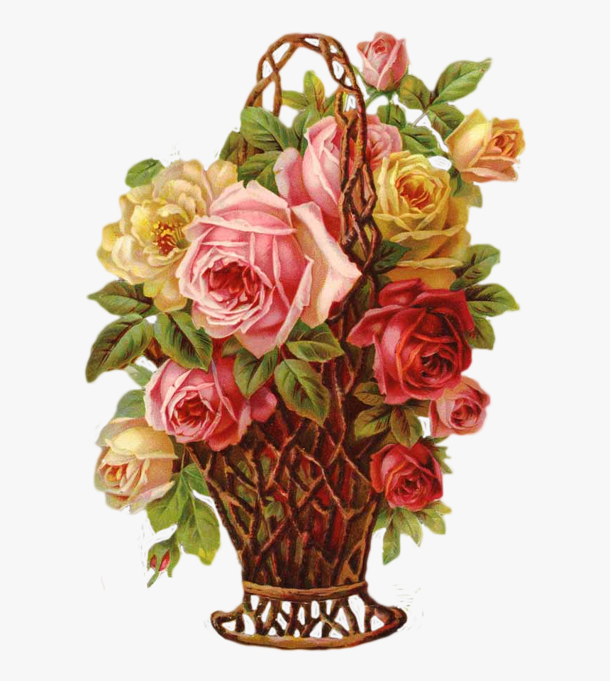 Pin By Marjatta Piironen On Victorian Scraps - Victorian Flower Garden, HD Png Download, Free Download