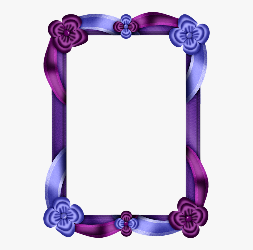 Frame Design Png - Blue And Purple Frames, Transparent Png, Free Download