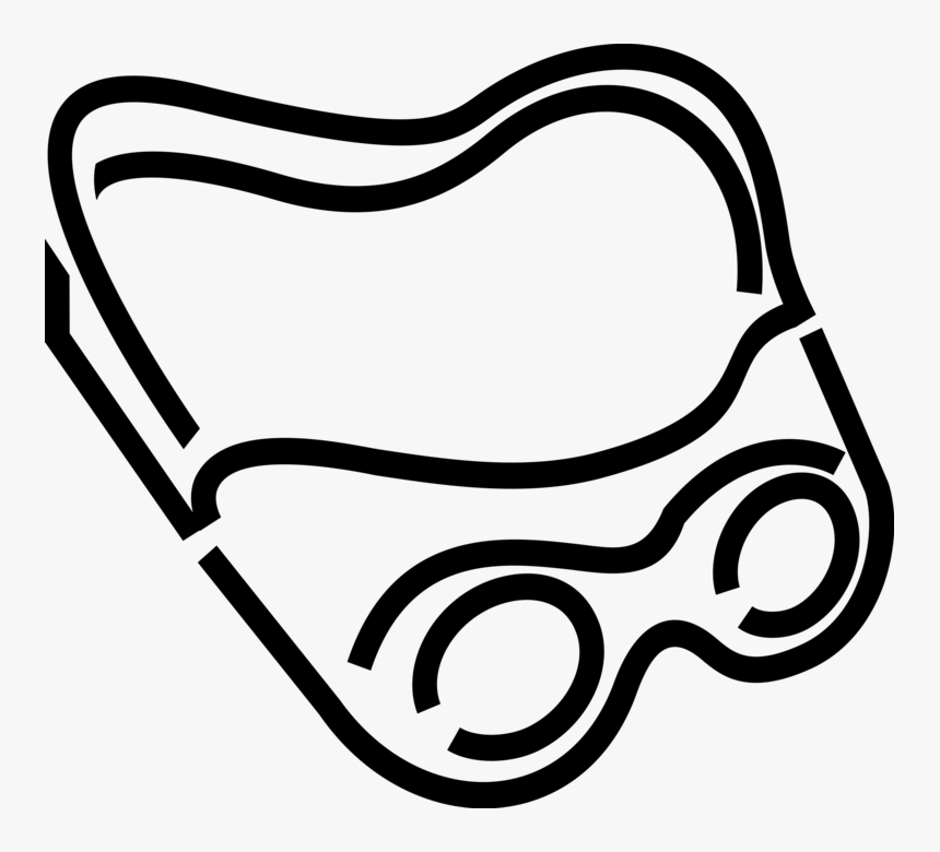 Vector Illustration Of Goggles Or Safety Glasses Provide, HD Png Download, Free Download