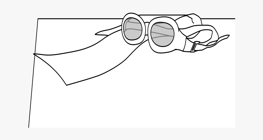 Goggles And Scarf Svg Clip Arts - Illustration, HD Png Download, Free Download