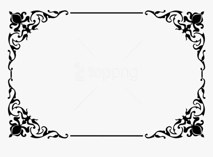 Decorative Border Png - Frame For Microsoft Office, Transparent Png, Free Download