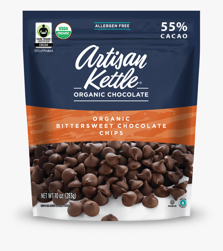 Artisan Kettle Organic Chocolate Chips, HD Png Download, Free Download