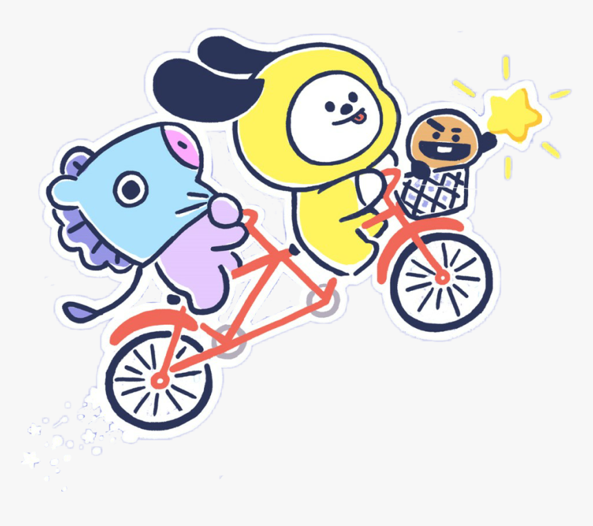 #bts21 - Bt21 Mang Y Chimmy, HD Png Download, Free Download