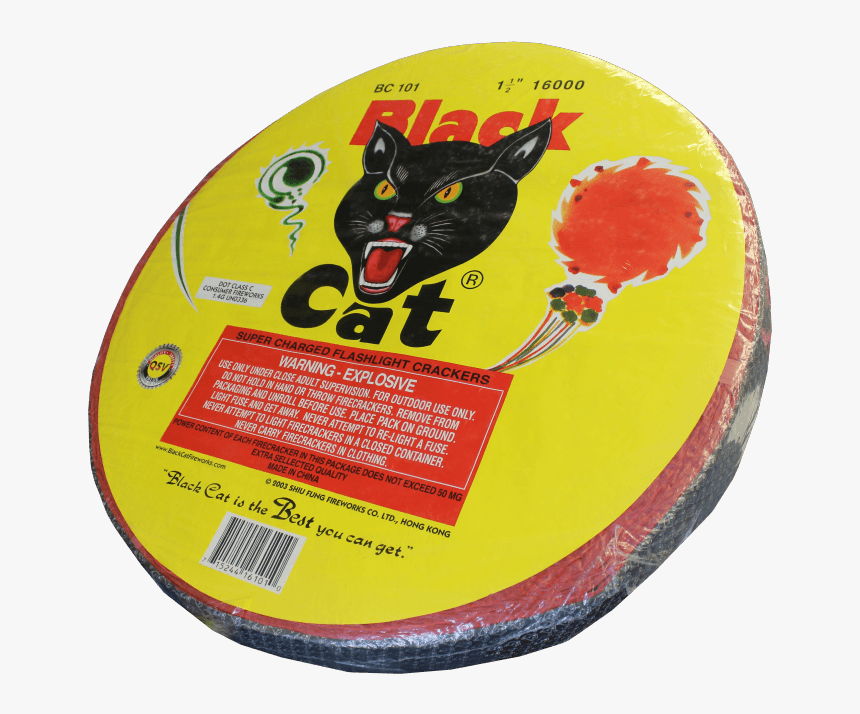 Black Cat Firecrackers 1000, HD Png Download, Free Download