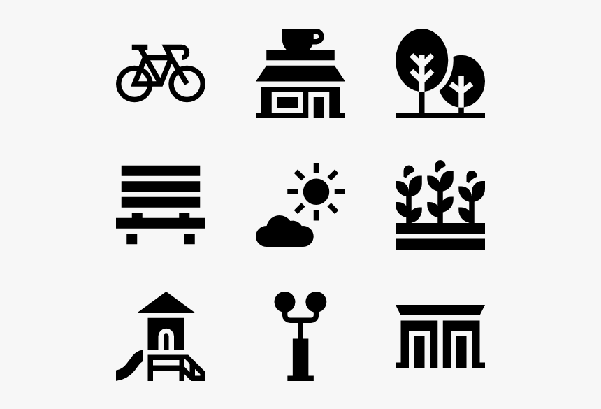 City Park - Icono De Mercado Png, Transparent Png, Free Download