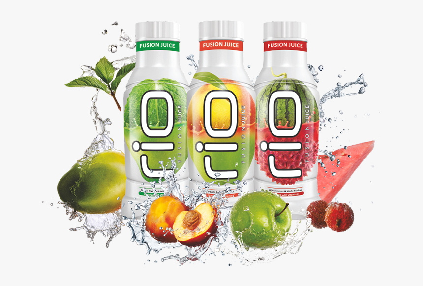 Rio Fusion Juice Drink Bottles - Rio Fusion Juice Drinks, HD Png Download, Free Download