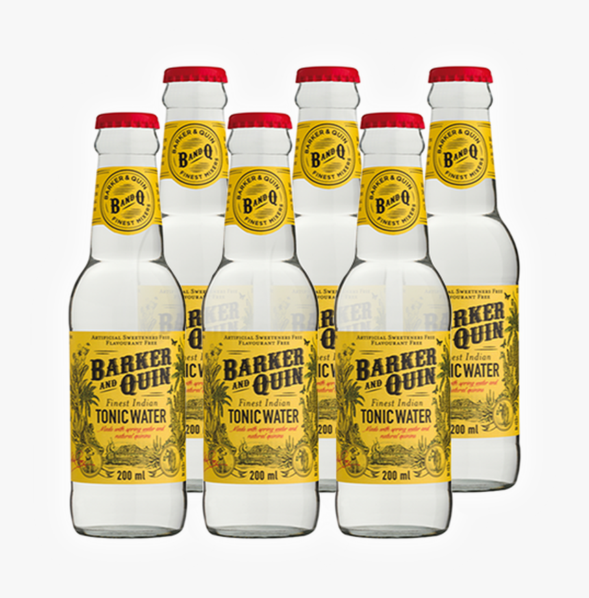 Barker And Quin Indian Tonic Water 6 X 200ml - Glass Bottle, HD Png Download, Free Download