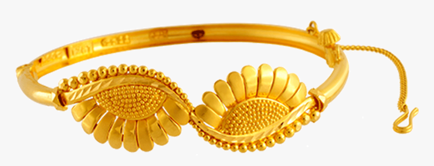 22kt Yellow Gold Bangle For Women - Gold Bracelet Design Pc Chandra, HD Png Download, Free Download