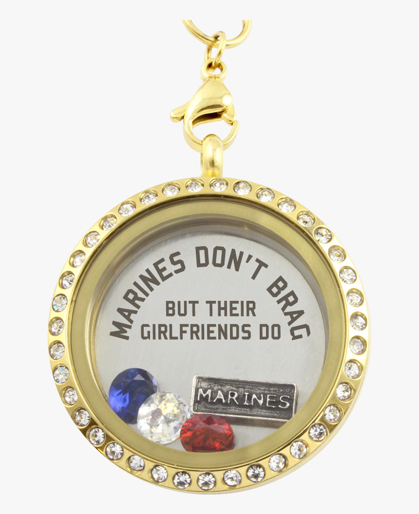 Marine Girlfriends Brag Necklace"
 Class= - Marines Don T Brag But Their Moms Do, HD Png Download, Free Download