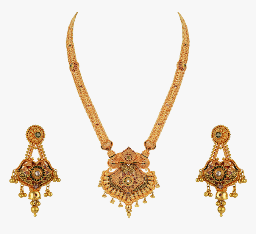 Orra Gold Set Necklace - Gold Jewellery Set Png, Transparent Png, Free Download