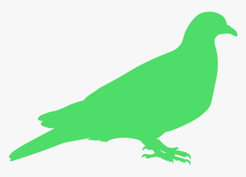 Gold Pigeon Silhouette, HD Png Download, Free Download