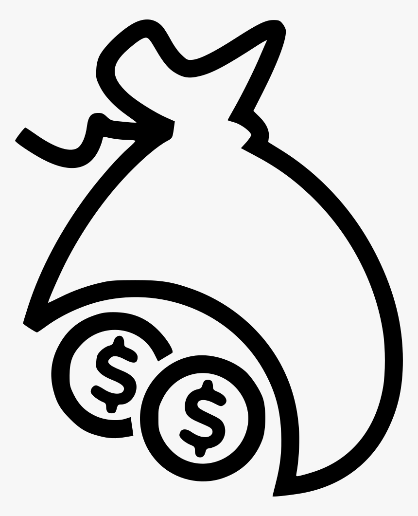 Dollar Currency With Bag Comments - Coin In Hand Icon Transparent, HD Png Download, Free Download
