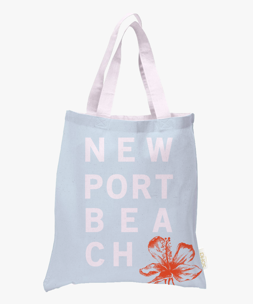 Newport Beach Hibiscus Tote - Bag, HD Png Download, Free Download