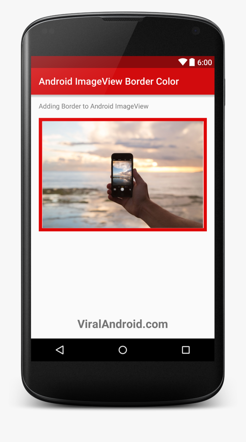 How To Add Border To Android Imageview - Imageview Android, HD Png Download, Free Download