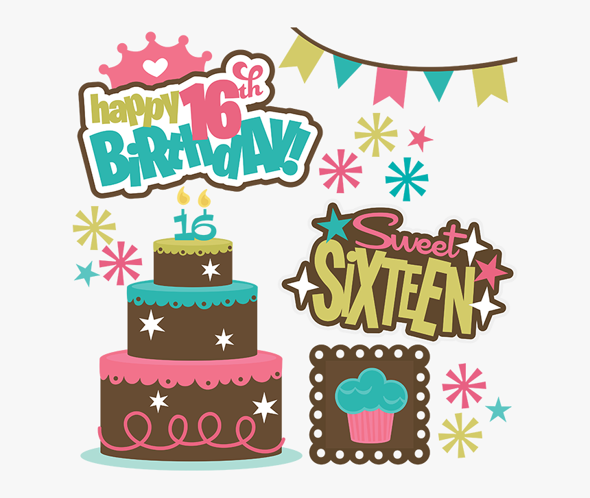 Happy Th Birthday Girl - Happy Birthday 16th Girl, HD Png Download, Free Download