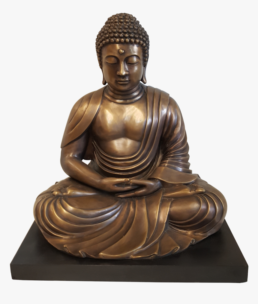 Gold Buddha Statue Home Decor, HD Png Download, Free Download
