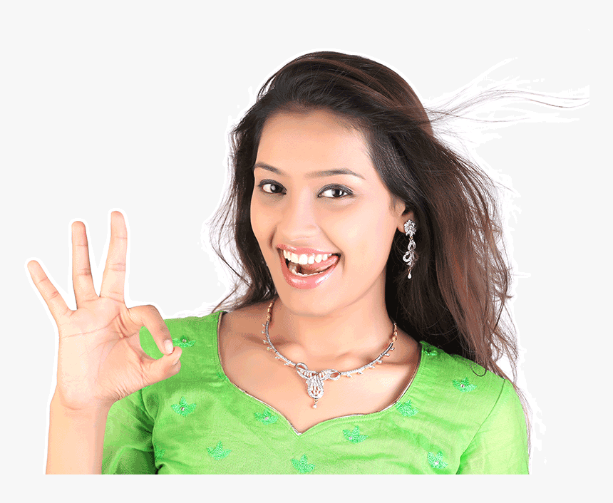 Happy Indian Girl Png, Transparent Png, Free Download