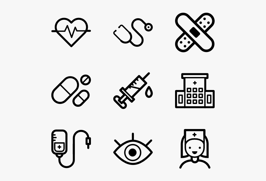 Essential Set - Medical Line Icon Png, Transparent Png, Free Download