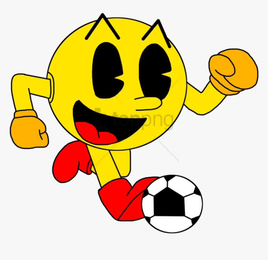 Free Png Download Pac Man Soccer Ball Png Images Background - Smiley, Transparent Png, Free Download