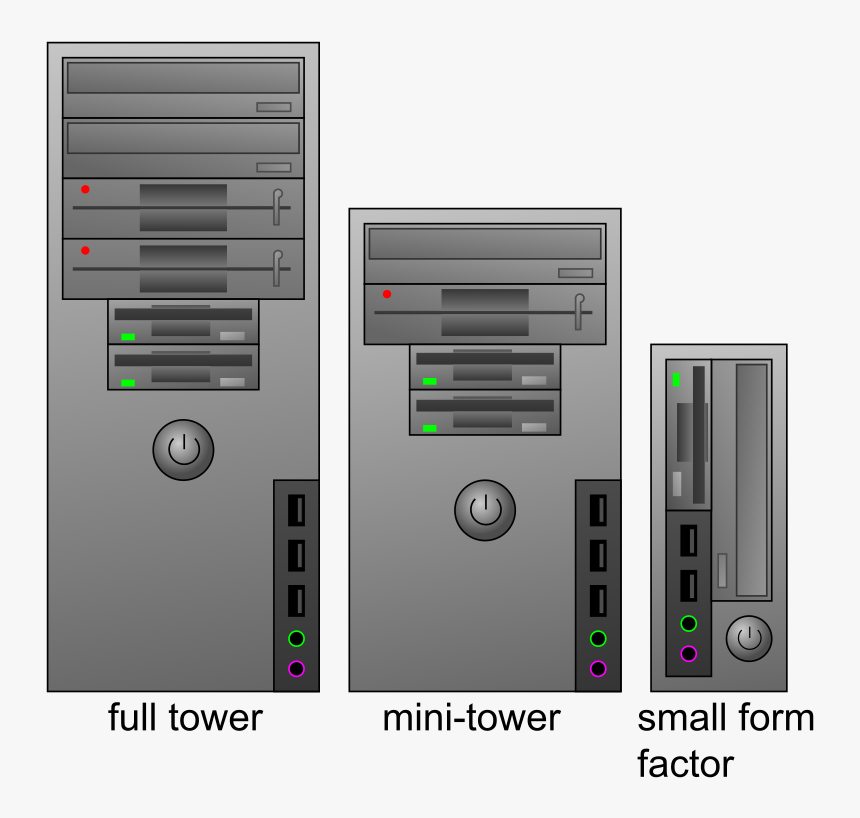 Different Types Of Computer Towers, HD Png Download, Free Download