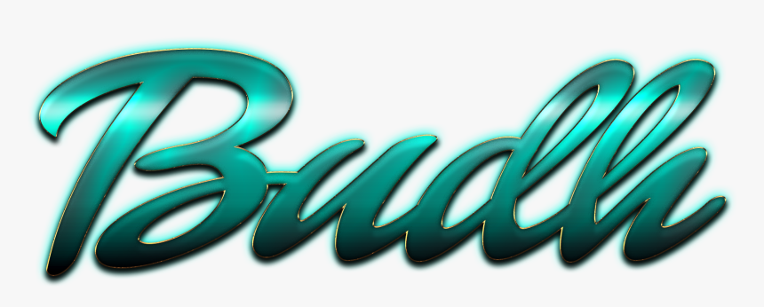 Budh Name Logo Png - Graphic Design, Transparent Png, Free Download