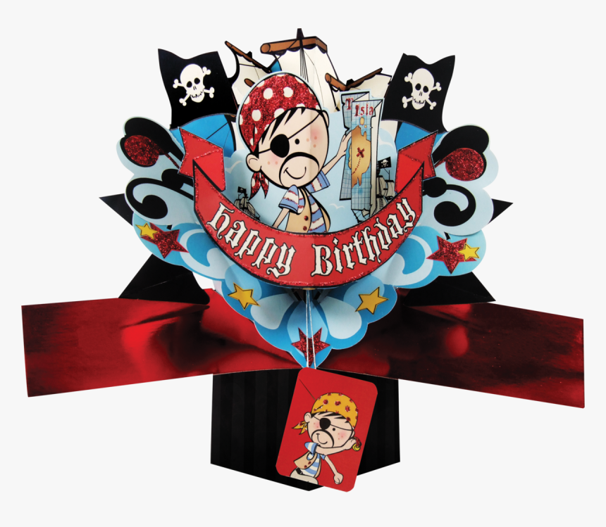 Product Images Of - Happy Birthday Pirate, HD Png Download - kindpng.