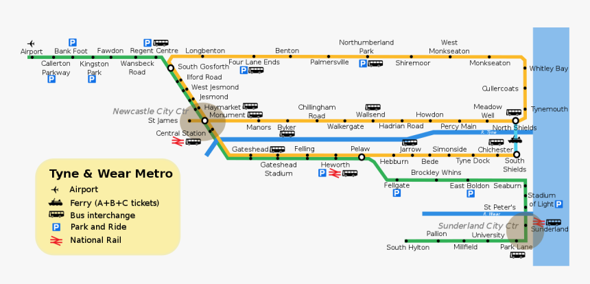 Metro Tyne And Wear, HD Png Download, Free Download