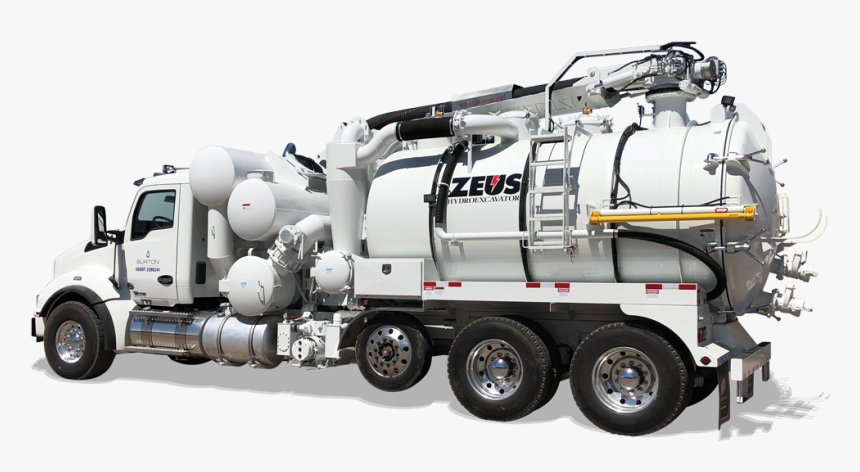 Zeus Vacuum Truck - Truck, HD Png Download, Free Download