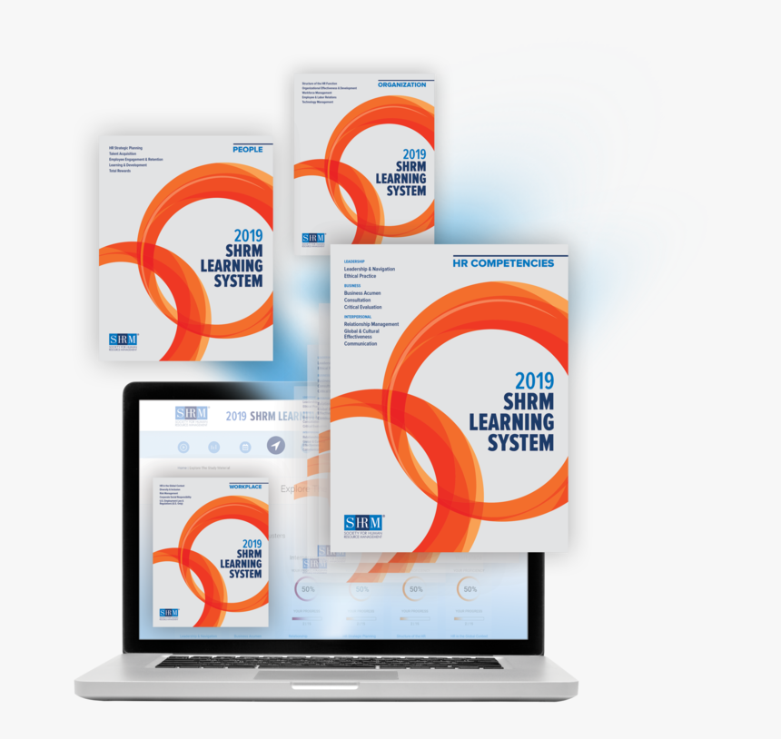 2019 Shrm Certification Books And Computer - 2019 Shrm Learning System, HD Png Download, Free Download