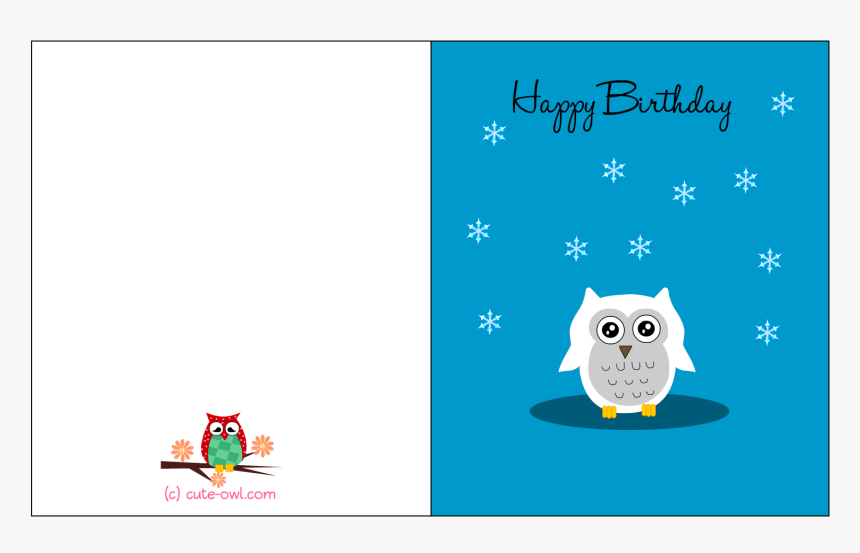 Printable Cute Birthday Cards, HD Png Download, Free Download