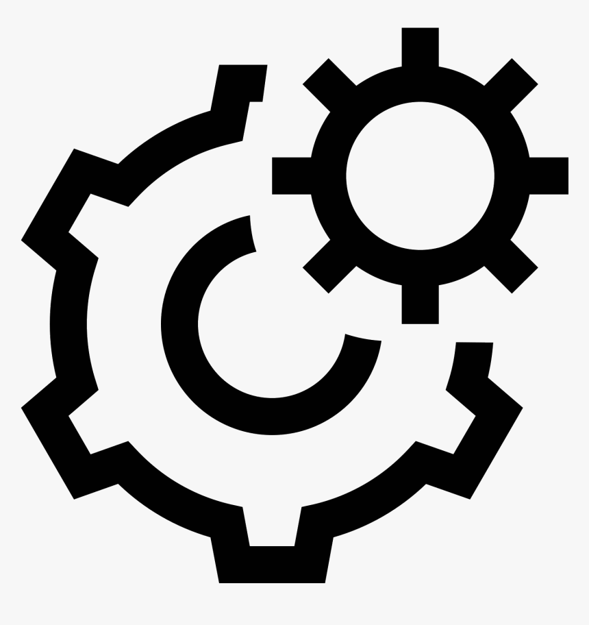 Clip Art Automation Icon - White Settings Icon Png, Transparent Png, Free Download