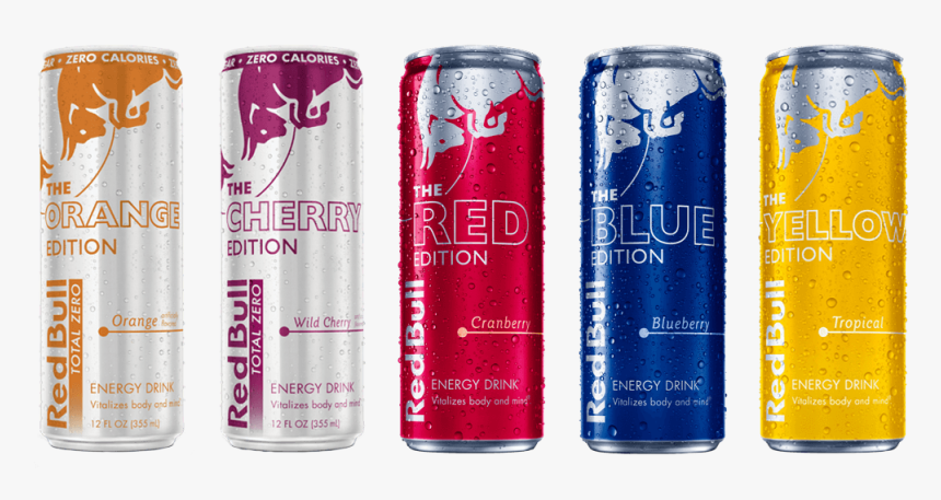 Redbulleditions - Red Bull New Drinks, HD Png Download, Free Download
