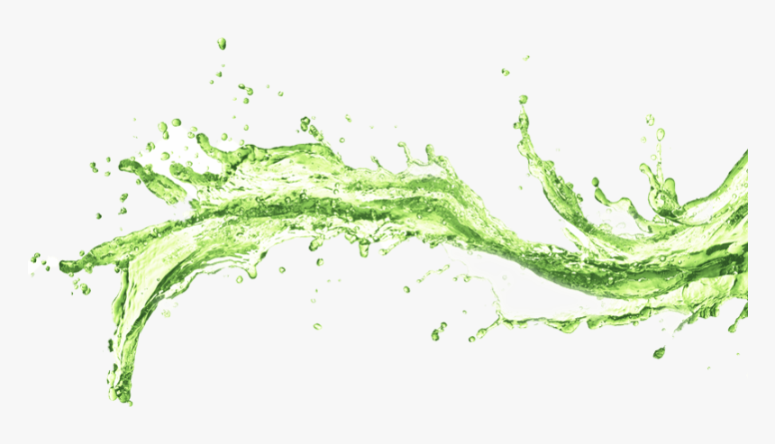 Green Juice Splash Png, Transparent Png, Free Download