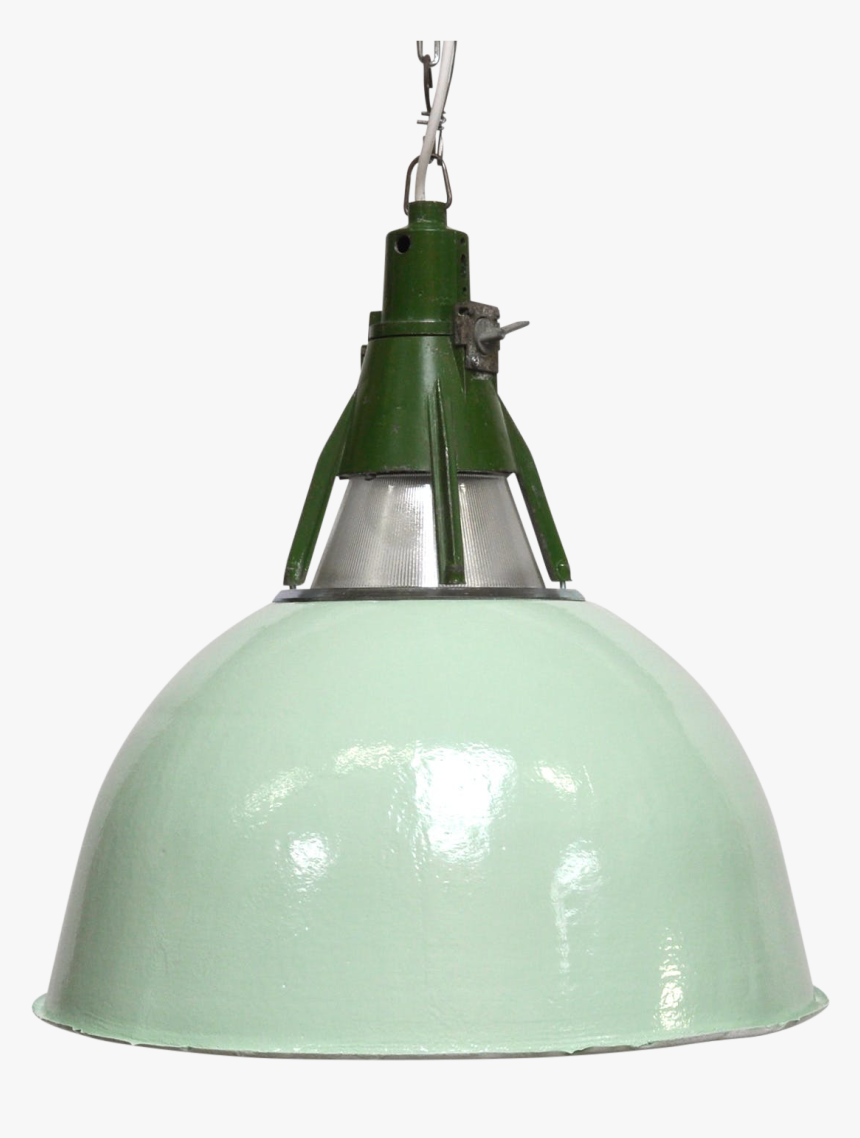 Green,light Fixture,glass,interior Design,lighting - Lampshade, HD Png Download, Free Download