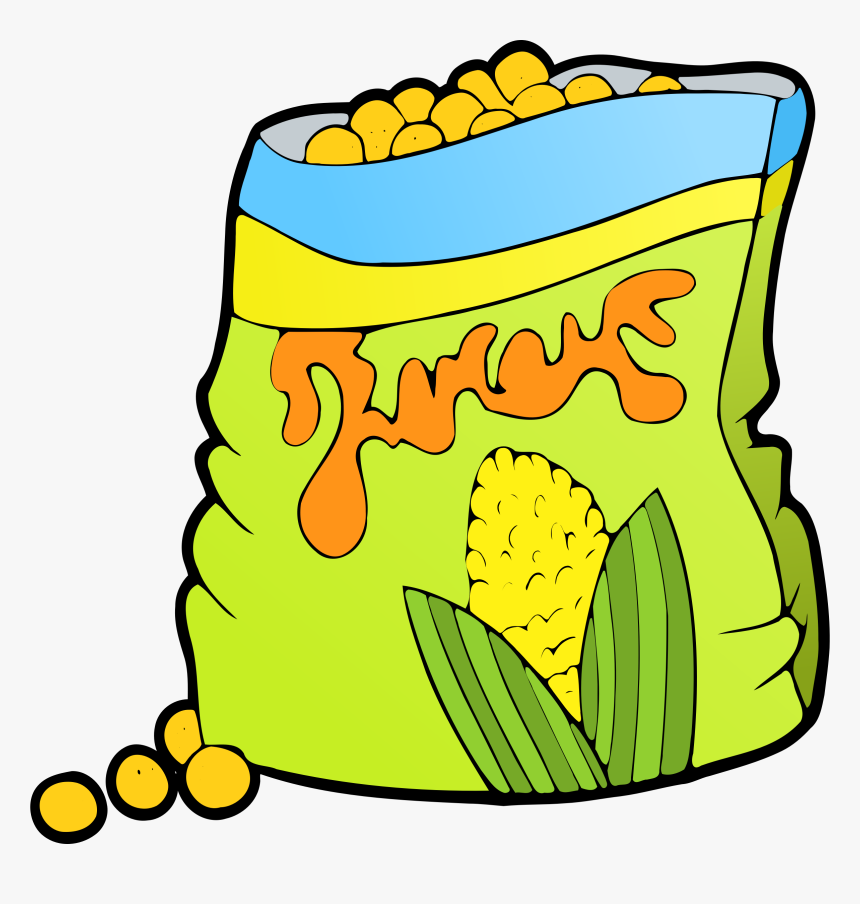 Corn Snack Clip Arts - Junkfood Clipart, HD Png Download, Free Download